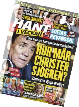 Hant i Veckan – 16 januari 2019