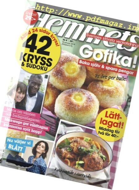 Hemmets Veckotidning – 15 januari 2019 Cover