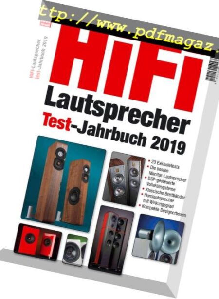Hifi-Test Spezial – Hifi-Lautsprecher Test-Jahrbuch 2019 Cover