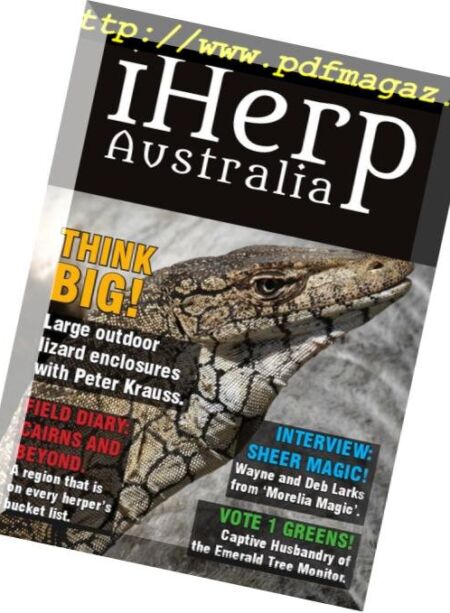 iHerp Australia – January-February 2019 Cover