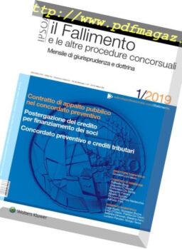 Il Fallimento – Gennaio 2019