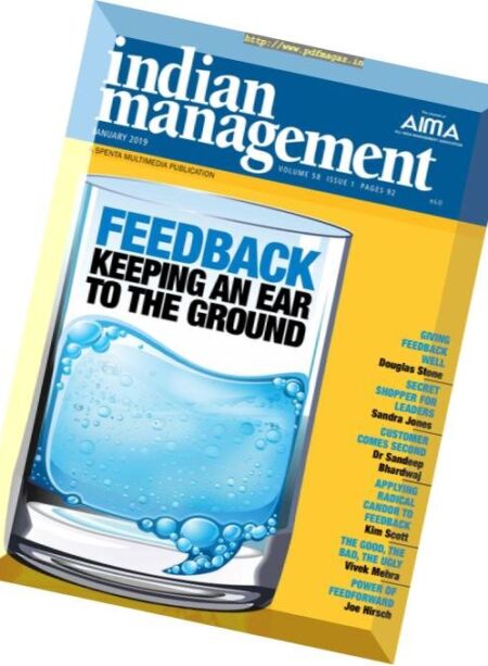 Indian Management – January 2019 Cover