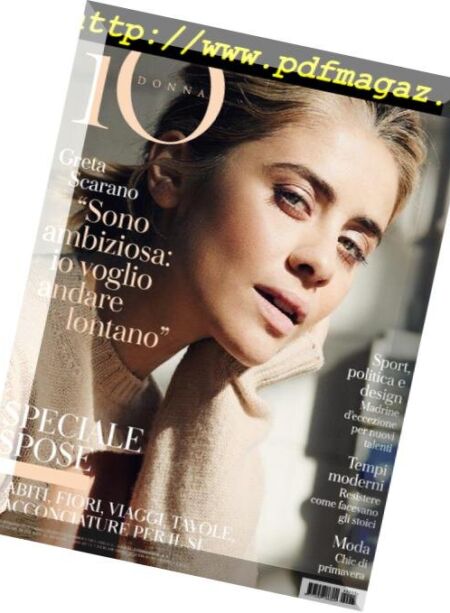 Io Donna del Corriere della Sera – 02 febbraio 2019 Cover