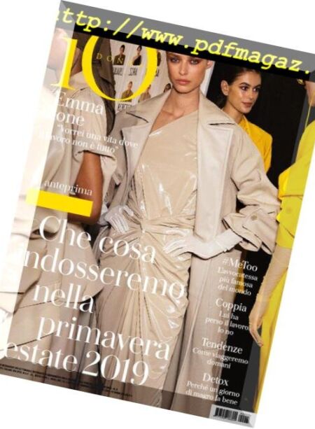 Io Donna del Corriere della Sera – 19 gennaio 2019 Cover