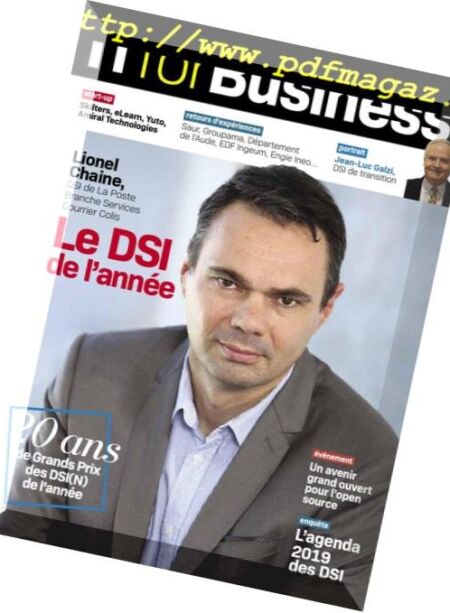 IT for Business – 16 janvier 2019 Cover