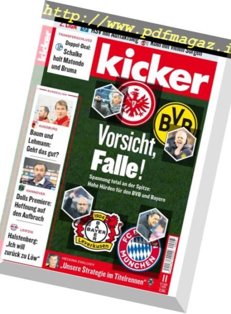 Kicker – 31 Januar 2019 Cover