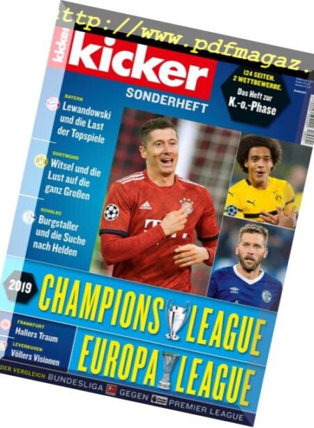 Kicker Sonderheft – Champions League 2019 Cover