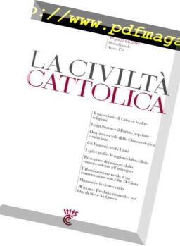 La Civilta Cattolica – 19 Gennaio 2019