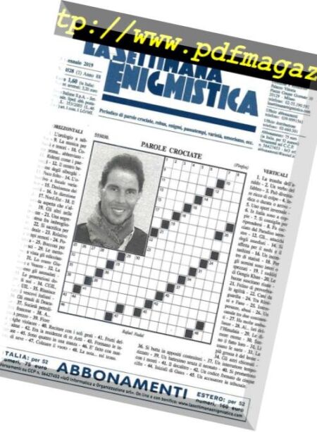 La Settimana Enigmistica – 3 Gennaio 2019 Cover