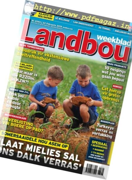 Landbouweekblad – 22 Februarie 2019 Cover