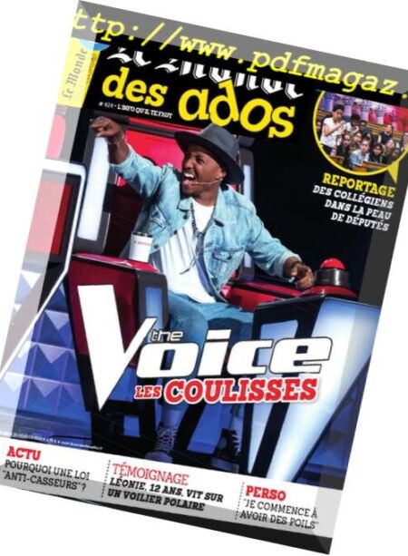 Le Monde des Ados – 20 fevrier 2019 Cover
