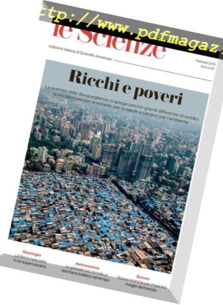 Le Scienze – Febbraio 2019 Cover