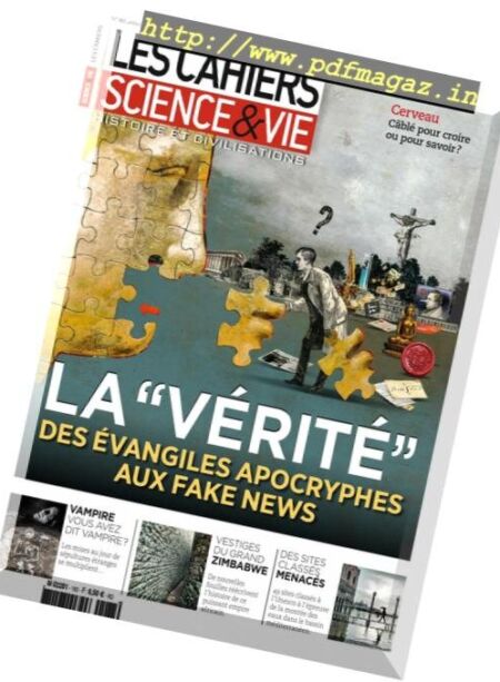 Les Cahiers de Science & Vie – janvier 2019 Cover