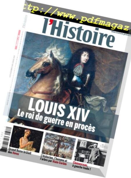 L’Histoire – Avril 2013 Cover
