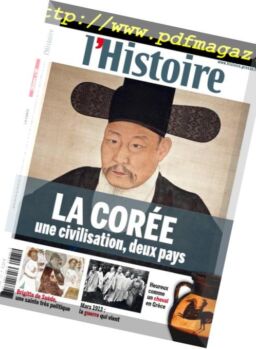 L’Histoire – Mars 2013