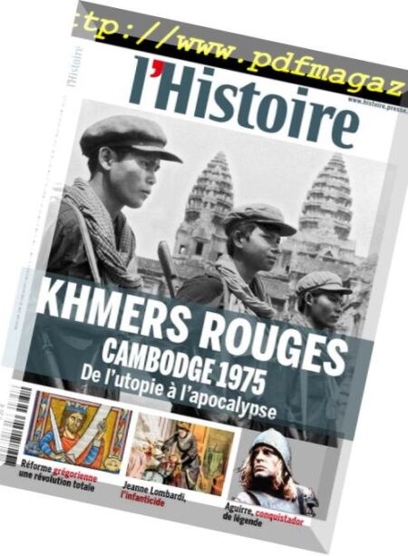 L’Histoire – Novembre 2012 Cover