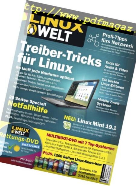 Linux Welt – Januar 2019 Cover
