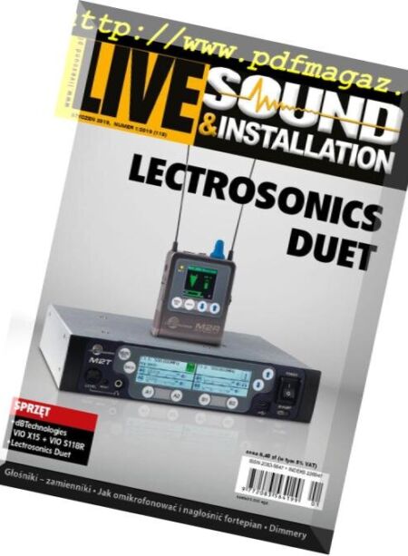 Live Sound & Installation – Styczen 2019 Cover