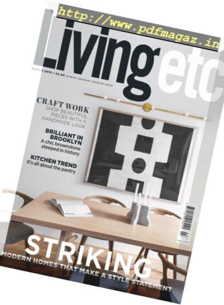 Living Etc UK – March 2019 Cover
