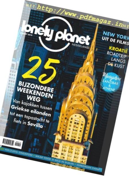 Lonely Planet Traveller Netherlands – maart 2019 Cover