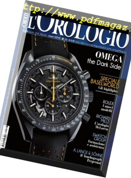 L’Orologio – Aprile 2018 Cover