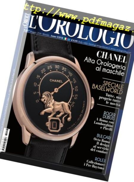 L’Orologio – Maggio 2018 Cover