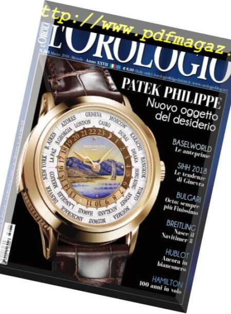 L’Orologio – Marzo 2018 Cover