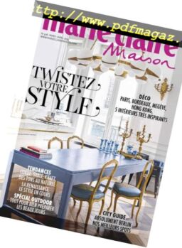 Marie Claire Maison France – mars 2019