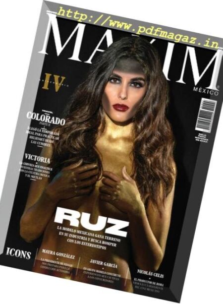 Maxim Mexico – noviembre 2018 Cover