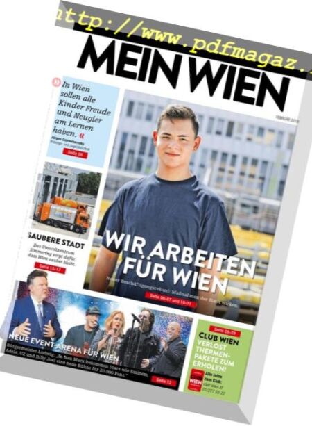Mein Wien – Februar 2019 Cover