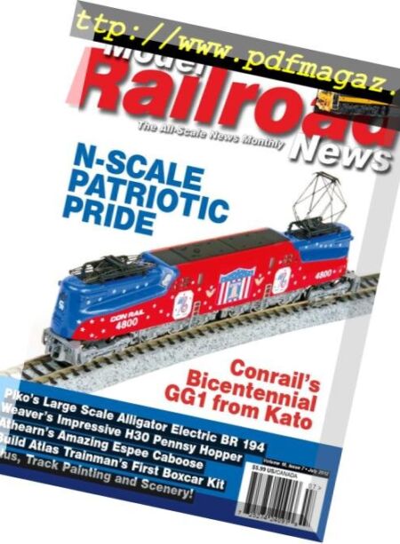 Model Railroad News – July 2012 Cover