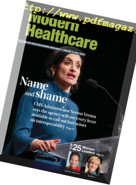 Modern Healthcare – February 18, 2019 Cover