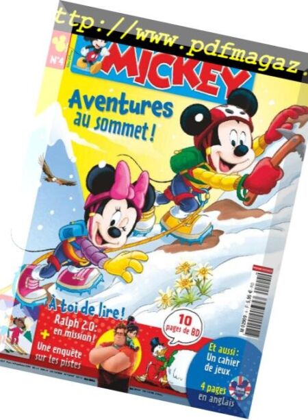 Mon premier Journal de Mickey – Fevrier 2019 Cover
