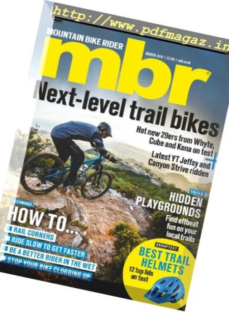 Mountain Bike Rider – March 2019 Cover