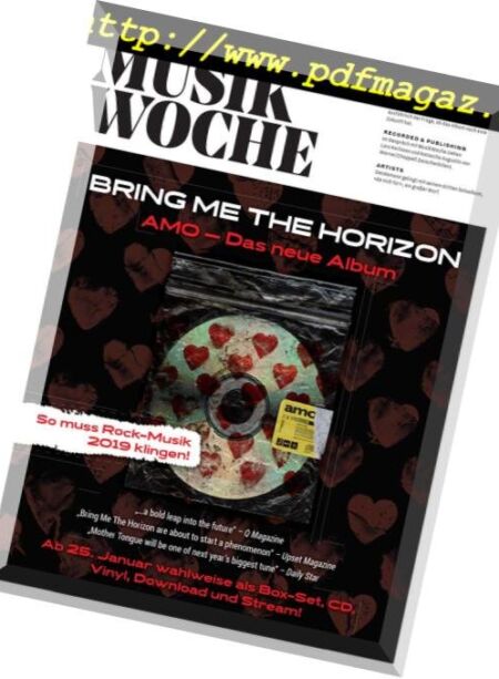 Musikwoche – 21 Januar 2019 Cover