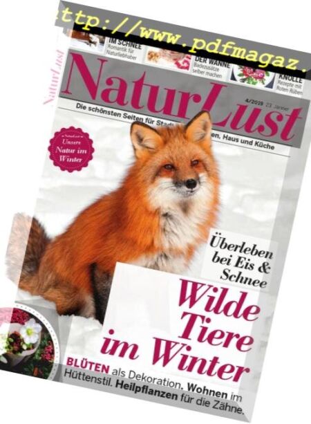 NaturLust – 23 Januar 2019 Cover
