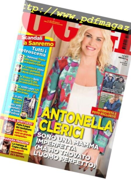 Oggi – 21 febbraio 2019 Cover