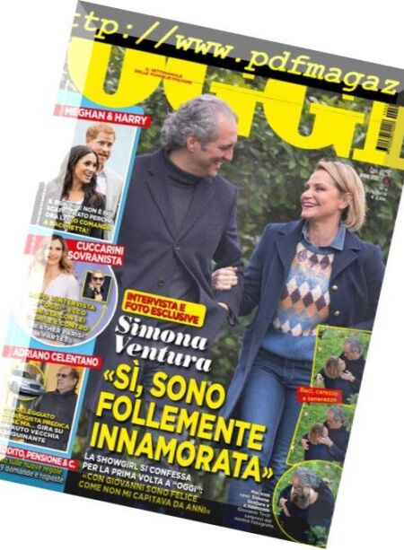 Oggi – 31 gennaio 2019 Cover