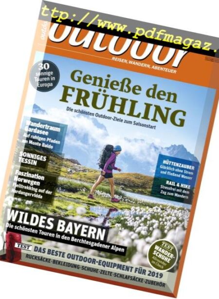 outdoor – Februar 2019 Cover