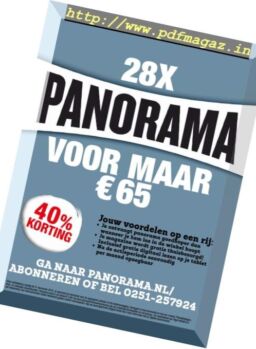 Panorama Netherlands – 06 februari 2019