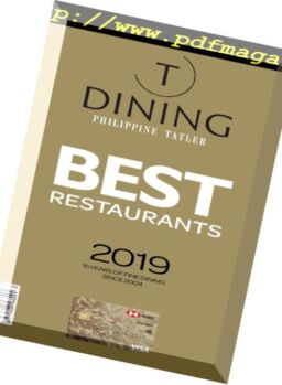 Philippines’ Best Restaurants – January 2019