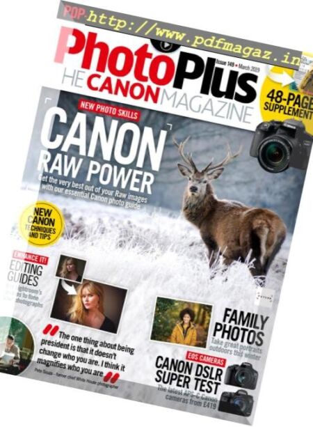 PhotoPlus The Canon Magazine – March 2019 Cover