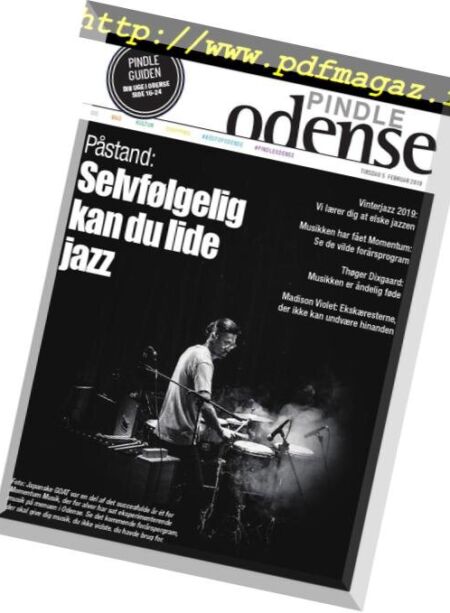 Pindle Odense – 05 februar 2019 Cover