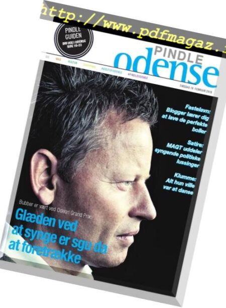 Pindle Odense – 19 februar 2019 Cover