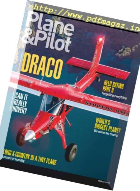 Plane & Pilot – March 2019 Cover