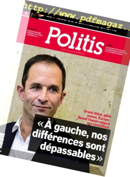 Politis – 14 fevrier 2019 Cover