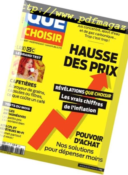 Que Choisir – Fevrier 2019 Cover