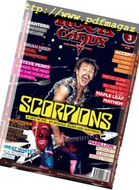 Rock Candy Magazine – August-September 2017 Cover