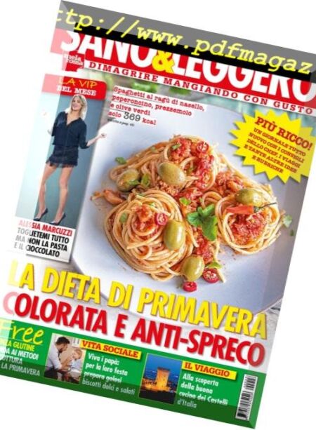 Sano & Leggero – marzo 2019 Cover
