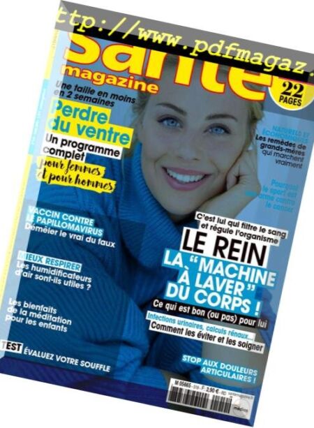 Sante Magazine – mars 2019 Cover